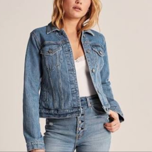 abercrombie & fitch women's denim jacket